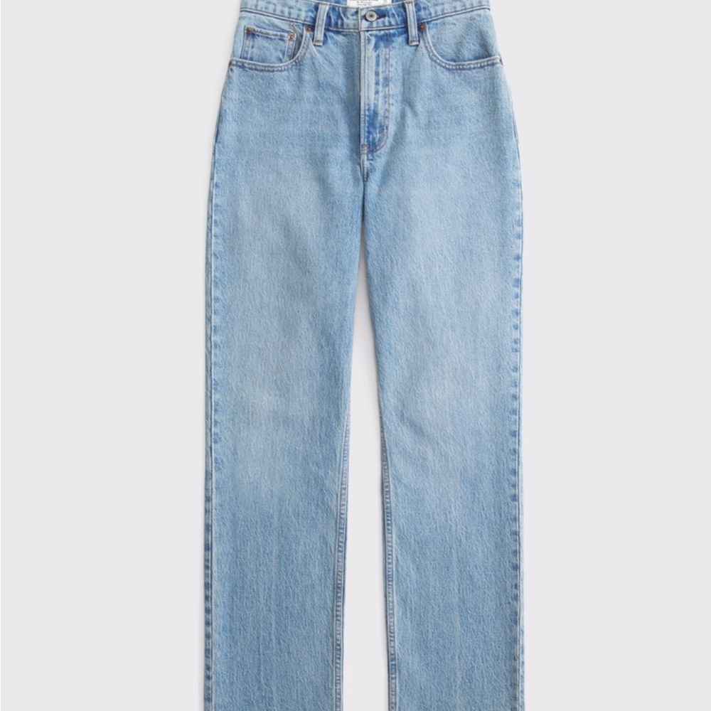 Abercrombie & Fitch Light Blue Straight Leg Jeans